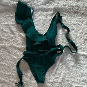 Emerald Green Women's One-Piece Swimsuit